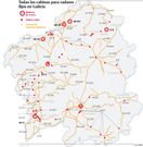 Todas las cabinas para radares fijos en Galicia