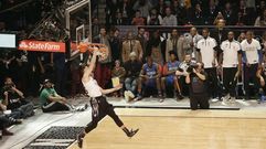 Zach LaVine en el concurso de mates del All Star