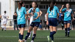 Clau celebra uno de los goles del Rosala el pasado curso