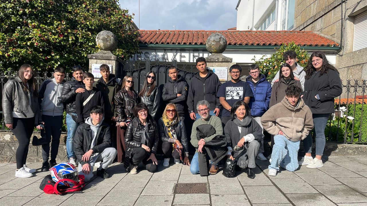 Alumnos de Alatri, de intercambio en el IES Laxeiro