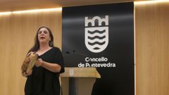 Felisa Segade realizou unha demostraci�n vocal na presentaci�n de �Con voz de muller�