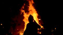 Las hogueras ser�n las protagonistas de la noche.