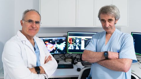Nicasio P�rez Castellano y Gonzalo Pe�a, cardi�logos del Hospital San Rafael de A Coru�a