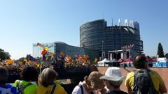 Movilizaci�n independentistas en Estrasburgo