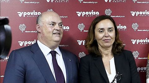 El expresidente y&nbsp;la ex consejera delegada del Grupo Ribera Salud,&nbsp;Alberto de Rosa y Elisa Tarazona