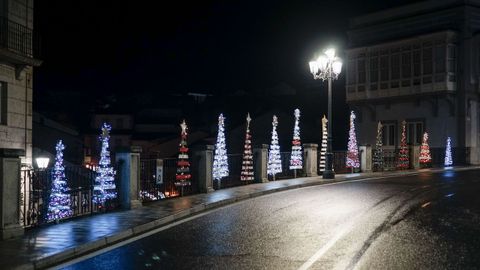 En todos los rincones de Ribadavia se encendi la Navidad