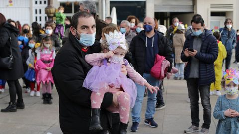 Animacin en el desfile infantil de disfraces