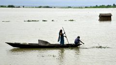 Consecuencias de las inundaciones en Assam, India