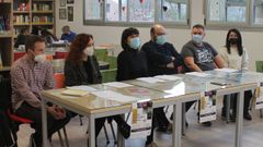 Ra�l Romero e Mar�a Outeiral asistiron � presentaci�n das xornadas formativas organizadas por Espazo Familias Boiro