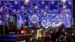 Encendido de las luces de navidad en Vigo.