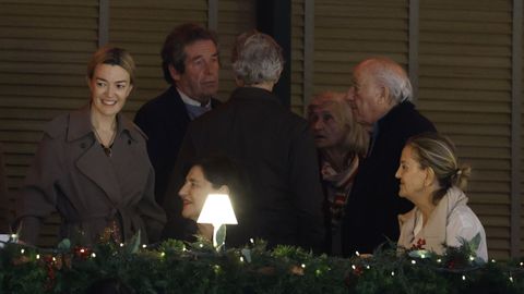 Marta Ortega y su familia, en Casas Novas