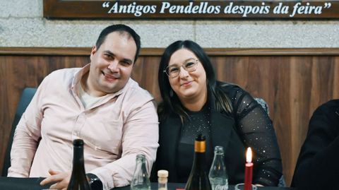 I�aki Casti�eira, presidente de la asociaci�n, durante la cena