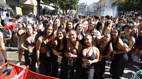 Multitudinaria batucada en Verín.