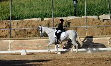 Un miembro del club orosino participando en una de las pruebas que se celebraron en Lal�n d�as atr�s.