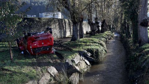 Las consecuencias de la tromba de agua en Viveiro