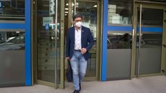 Antonio V�zquez, senador del PSOE, reclam� en la delegaci�n de Sanidade de A Coru�a por el retraso en la vacunaci�n contra el covid-19