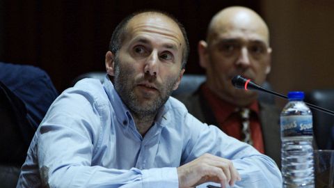 Jácome, en un pleno del Concello de Ourense del 2015, uno de los años sobre los que ha investigado la Fiscalía