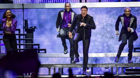 El artista Chayanne en una imagen de uno de sus conciertos