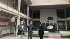 Momento de la visita al IES Rafael Dieste de A Coru�a
