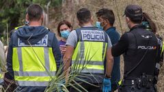 El presunto asesino, hoy durante la reconstrucci�n de los hechos