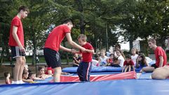 Y fueron a volar con el Pavill�n