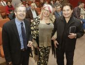 Couto -derecha-, presentando el disco en A Coru�a