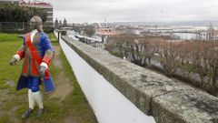 Vista de Ferrol desde los jardines de Herrera