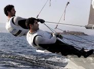 Los hermanos Paz llevan un par de semanas entren�ndose en aguas francesas.