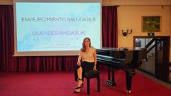 Ana D�az ofreci� una charla este martes en el Circo de Artes�ns de A Coru�a