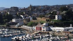 Parte del puerto de Ribadeo y de la localidad, en una imagen de archivo