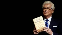 Ken Follet durante la presentaci�n en Madrid a finales de septiembre de su nueva novela, �El umbral de la eternidad�, con la que pone fin a la trilog�a �The Century�