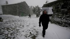 Nieve en la monta�a lucense