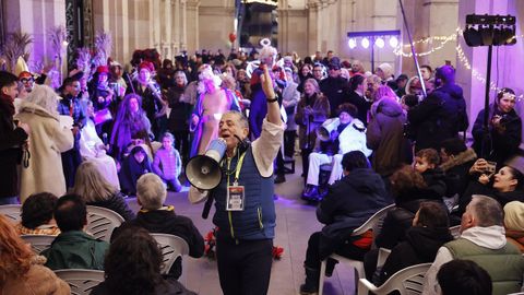 En Mar�a Pita se vio el espect�culo �Armouse o bel�n�.