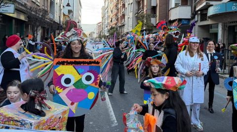 Desfile de entroido en O Barco.
