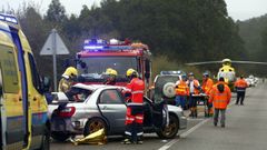 Accidente en O Folgueiro, O Vicedo