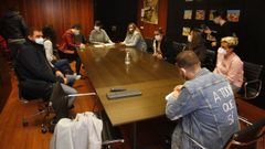 Presentaci�n del borrador del plan Supera21 a asociaciones de comerciantes y hosteleros de Pontevedra