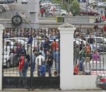 Los trabajadores llegaron a secundar una huelga. 