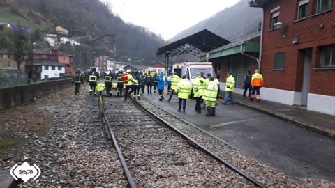 Accidente ferroviario en Lena