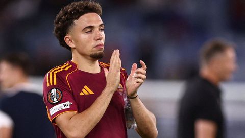 Neil El Aynaoui, tras un partido europeo del Roma de esta temporada.