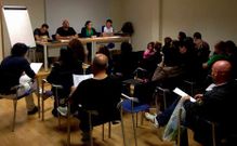 La asamblea congreg� a m�s de una veintena de socios en A Pinguela
