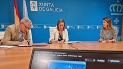 Reuni�n de la conselleira Ethel V�zquez con la Plataforma de Usuarios de Media Distancia