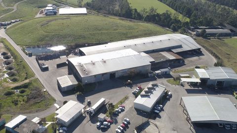 En una imagen de archivo, vista a�rea de la planta de basuras de Servia.