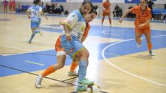 El Marn Futsal, en el partido de Copa Galicia del pasado martes