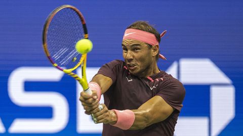 Rafa Nadal, durante el encuentro
