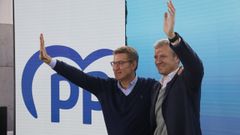 La clausura de la interparlamentaria del PP celebrada en Ourense
