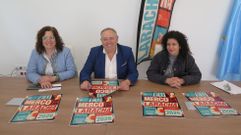 Roc�o L�pez, Jos� Manuel L�pez y Ana Carmen Jim�nez, presentando la campa�a