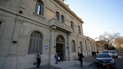Hospital donde est� ingresada la mujer de Messi.