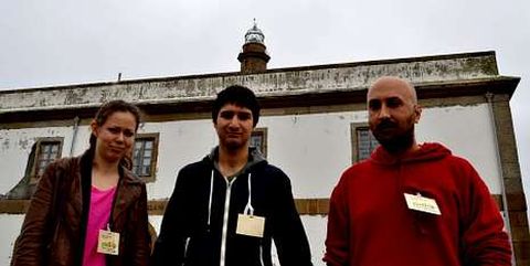 Enma Enderoth, Sebastiano Longinotti y Gianluca Licciardi.