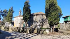 El rom&aacute;nico rural gallego exhibe toda su belleza en Santa Mar&iacute;a de Melide