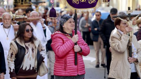 Viacrucis procesional de la parroquia de San Francisco Javier de A Coru�a